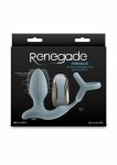 NS Novelties Renegade Pinnacle silikonowy wibrujący korek z pierścieniem, pilot, USB