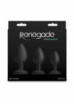 NS Novelties Renegade Triple Ace Kit zestaw 3 anatomicznych modeli silikonowych, czarny