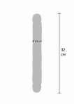 TOYJOY Double Dong PVC 32 cm, dwustronny model anatomiczny, elastyczny, cielisty