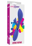 TOYJOY Grove Parade Vibrator – silikonowy model z podwójnym systemem wibracji, 7 trybów, fioletowy