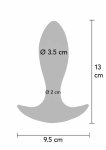 TOYJOY The Brave wibrujący korek analny z pilotem, 7 trybów, 3 intensywności, silikon
