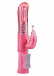 TOYJOY Happy Hugging Butterfly – wibrator z motylkiem, 8 programów, 4 prędkości rotacji, fioletowy