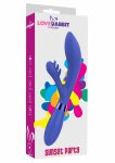 TOYJOY Sunset Party Vibrator – silikonowy model z elementem stymulującym, 7 trybów, fioletowy