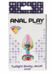 TOYJOY Twilight Booty Jewel Small – aluminiowy model z tęczowym kryształem, kompaktowy