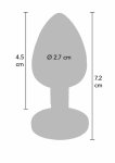 TOYJOY Twilight Booty Jewel Small – aluminiowy model z tęczowym kryształem, kompaktowy