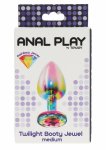 TOYJOY Twilight Booty Jewel Medium – aluminiowy model z tęczowym kryształem, rozmiar M