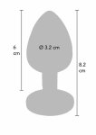 TOYJOY Twilight Booty Jewel Medium – aluminiowy model z tęczowym kryształem, rozmiar M
