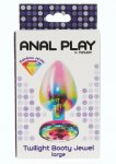 TOYJOY Twilight Booty Jewel Large – metalowy model z tęczowym kryształem, rozmiar L