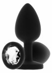 TOYJOY Diamond Booty Jewel Large – silikonowy model intymny z kryształkiem, 9,5 cm