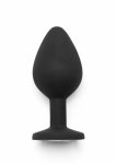TOYJOY Diamond Booty Jewel Medium – silikonowa maszyna intymna z kryształem, 8 cm
