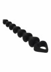 TOYJOY Heart Beads – silikonowe koraliki intymne z uchwytem serce, 7-stopniowe