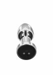 TOYJOY The Glider Vibrating Plug Small stalowy 7 trybów wibracji USB, ergonomiczny kształt