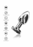 TOYJOY The Glider Vibrating Plug Small stalowy 7 trybów wibracji USB, ergonomiczny kształt