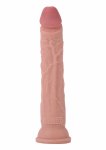 TOYJOY Deluxe Dual Density Dong 30 cm TPE – beżowy model z przyssawką, dwuwarstwowa konstrukcja