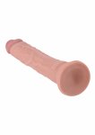 TOYJOY Deluxe Dual Density Dong 30 cm TPE – beżowy model z przyssawką, dwuwarstwowa konstrukcja