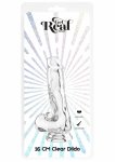 TOYJOY Get Real Clear Dildo TPE 16 cm – przezroczysty model z przyssawką, anatomiczny