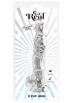 TOYJOY Get Real Clear Dildo TPE 22,5 cm – przezroczysty, elastyczny model z przyssawką