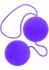 ToyJoy Funky Love Balls – kulki intymne silikonowe, różowe, 3,5 cm, sznureczek, 8713221328267