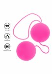ToyJoy Funky Love Balls – kulki intymne silikonowe, różowe, 3,5 cm, system łączenia