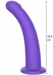 ToyJoy Get Real Harness Dong Silicone S – silikonowy model z przyssawką, rozmiar S, czarny