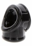 Manpower by TOYJOY Triple Pipe C-Ring czarny, elastyczny pierścień TPR, system 3 pierścieni