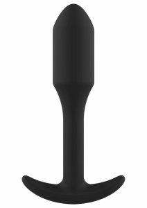 ToyJoy Smooth Anal Plug Small silikonowy korek anatomiczny 9,7 cm, czarny, ergonomiczny