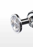 TOYJOY Starlight Booty Jewel Large aluminiowy model z kryształem, 8,5 cm, kolekcja Anal Play