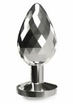TOYJOY Disco Diamond Plug Small aluminiowy model z kryształem, rozmiar S, diamentowa powierzchnia