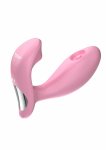 ToyJoy Flamingo Pulsating G-spot Vibrator L-kształtny model pulsujący, różowy, USB