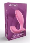 ToyJoy Flamingo Pulsating G-spot Vibrator L-kształtny model pulsujący, różowy, USB