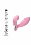 ToyJoy Flamingo Pulsating G-spot Vibrator L-kształtny model pulsujący, różowy, USB