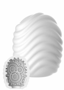 TOYJOY HERO Mini Wave kompaktowa maszyna intymna z teksturą typu fala, przezroczysta