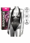 CalExotics Radiance Deep V Bodysuit siateczkowy kostium z kryształkami, uniwersalny rozmiar