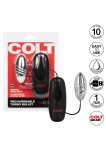 COLT Turbo Bullet wibrujący pocisk USB, 10 trybów, wodoodporny, srebrny