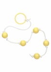 CalExotics Small Anal Beads kolorowe kulki ABS na sznurku, 5 elementów, 1 cm