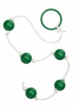 CalExotics Small Anal Beads kolorowe kulki ABS na sznurku, 5 elementów, 1 cm