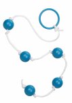 CalExotics Small Anal Beads kolorowe kulki ABS na sznurku, 5 elementów, 1 cm