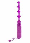 CalExotics Vibrating Pleasure Beads kulki wibrujące, wielobiegowe, brokatowe, wodoodporne