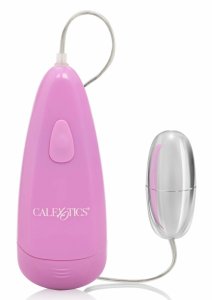 CalExotics Pocket Waterproof Bullet – mini masażer wodoodporny ABS, srebrny, 2 tryby pracy