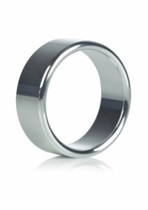 CalExotics Alloy Metallic Ring Large – aluminiowy pierścień wspierający, duży rozmiar, gładka powierzchnia