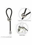CalExotics E-Z Cinch Silicone Lasso – regulowany pierścień silikonowy, czarny, system lasso