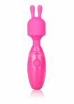 CalExotics Tiny Teasers Bunny – kompaktowy masażer z elastycznymi uszami, 3 tryby, USB