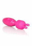 CalExotics Tiny Teasers Bunny – kompaktowy masażer z elastycznymi uszami, 3 tryby, USB