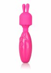 CalExotics Tiny Teasers Bunny – kompaktowy masażer z elastycznymi uszami, 3 tryby, USB