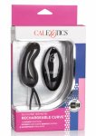 CalExotics Remote Rechargeable Curve – bezprzewodowa mini maszyna intymna, fioletowa, 12 trybów