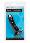 CalExotics Back End Chubby – model z przyssawką, elastyczny, 18 cm, kompatybilny z uprzężą