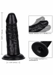 CalExotics Back End Chubby – model z przyssawką, elastyczny, 18 cm, kompatybilny z uprzężą
