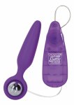 CalExotics Booty Call Booty Glider silikonowy model z uchwytem i modułem wibracyjnym