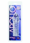 CalExotics Apollo Extender przezroczysty anatomiczny przedłużacz 5 cm TPR, teksturowany