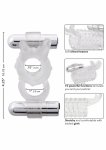 CalExotics Endless Desires Couples Enhancer podwójny pierścień intymny z wibracjami TPR